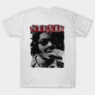 TEXTURE ART - Stevie Wonder T-Shirt